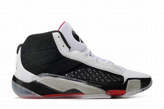 Air Jordan 38 Black White Red Women