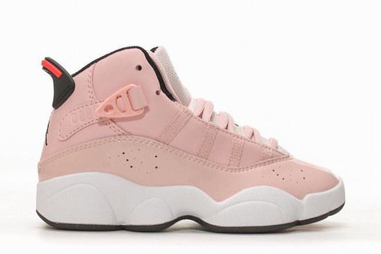 Air Jordan VI(6) Ring Rose White Black Kids