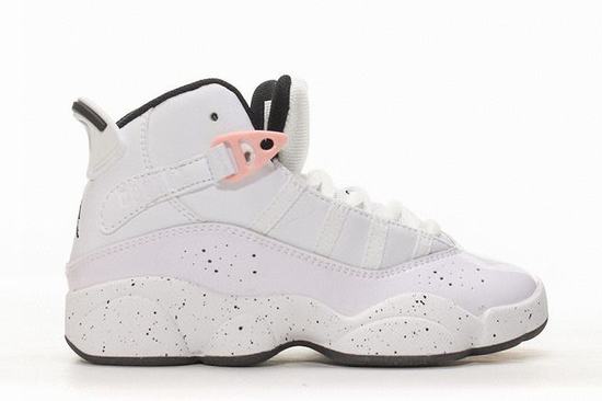 Air Jordan VI(6) Ring White Rose Kids