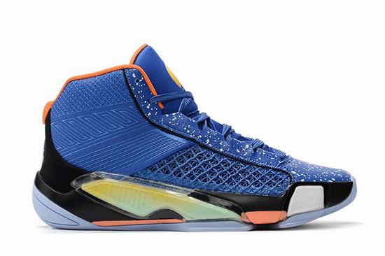 Air Jordan 38 Blue Black Orange