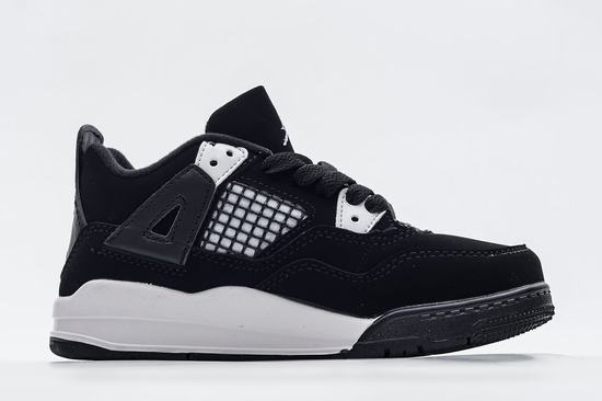 Air Jordan IV(4) Tech Grey Oreo Kids