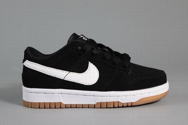 Dunk SB Low Black White Kids