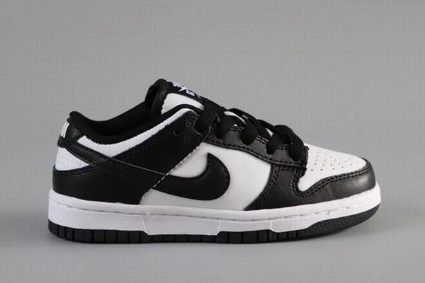 Dunk SB Low Black White Panda Kids