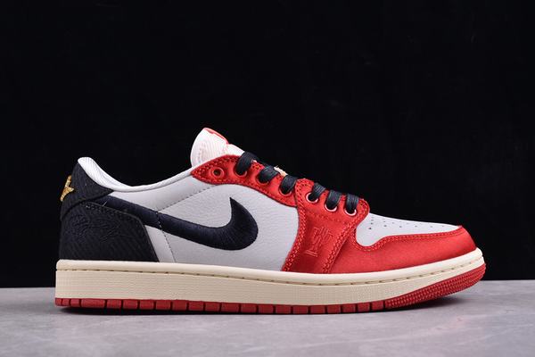 Air Jordan 1 Low OG x Trophy Room Sail Varsity Red