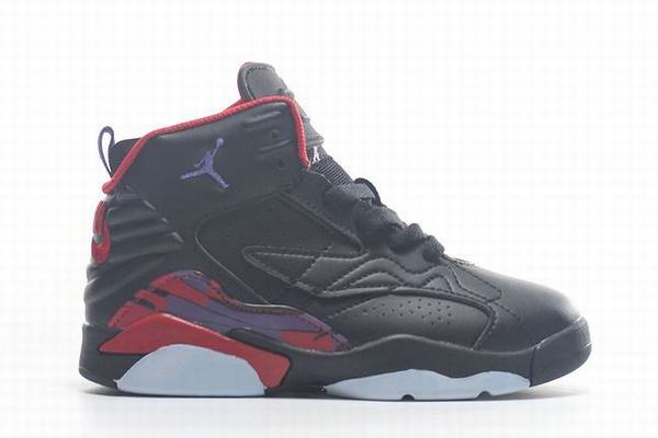 Air Jordan VI(6) Black Red Purple Kids