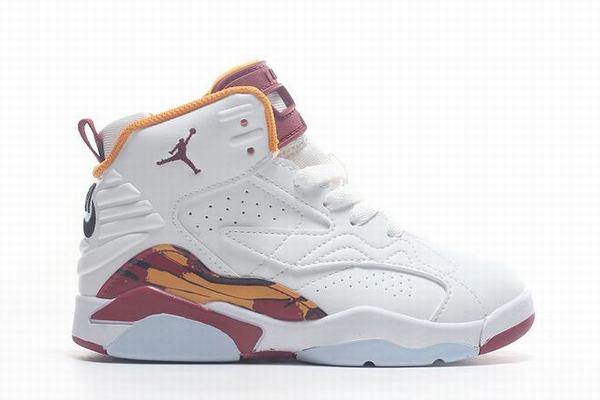 Air Jordan VI(6) White Red Yellow Kids