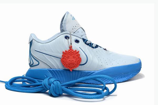 Zoom LeBron 21 Low White Blue