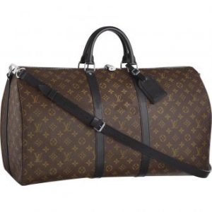 Keepall 55 With Strap M56714 Brown
