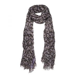 Leopard Stole M74736 Purple
