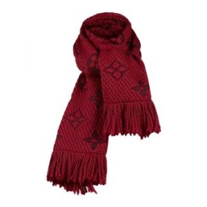 Logomania Scarf M72432 Ruby