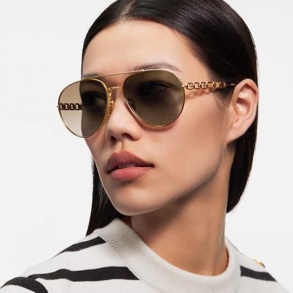 MY LV CHAIN PILOT SUNGLASSES Z1539W 9 MY LV CHAIN PILOT SUNGLASSES Z1539W - Image 5