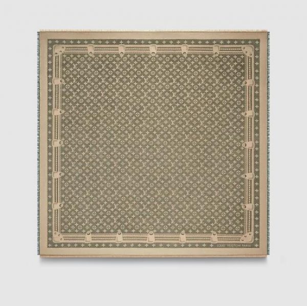STUDDY DENIM MONOGRAM SHAWL M76883 - Image 4