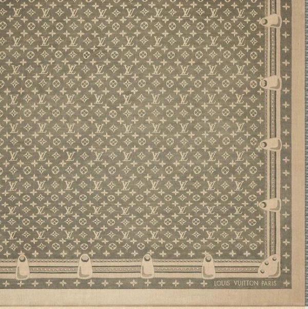 STUDDY DENIM MONOGRAM SHAWL M76883 - Image 3