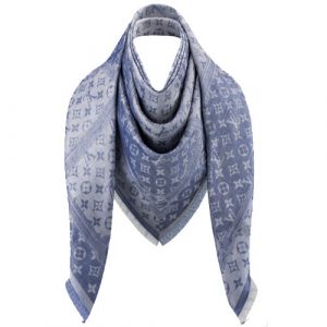 Denim Confidential Monogram Shawl M76691