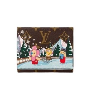 M82622 Monogram coated canvas Pink Banknote pocket Victorine Wallet