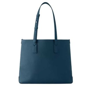 M23707  Fastline grained cowhide tote bag Atlantic Blue Cowhide leather Fastline Tote
