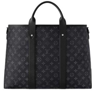 M30937 Monogram coated canvas and Taiga cowhide leather Black Weekend Tote NM
