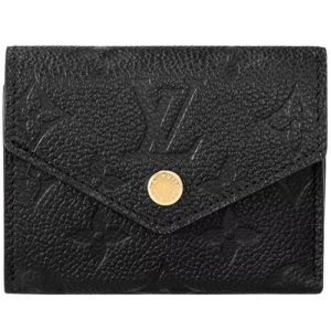 M62935 Monogram Empreinte embossed supple grained cowhide leather in black Noir Zoé Wallet