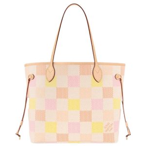 N40668 Damier Giant coated canvas Cowhide-leather trim Twill lining Neverfull MM