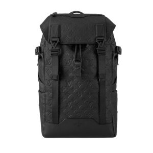 M24776 Black Monogram Shadow leather Cowhide-leather trim Getaway Backpack