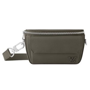 M83560 Kaki Cowhide leather Cowhide-leather trim Textile lining Pilot Wearable Wallet