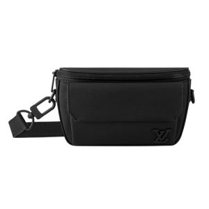 M83563 Noir Cowhide leather Cowhide-leather trim Textile lining Pilot Wearable Wallet