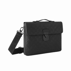 M20835 Black Taurillon Monogram embossed cowhide leather Cowhide leather trim S Lock Briefcase 3 M20835 Black Taurillon Monogram embossed cowhide leather Cowhide leather trim S Lock Briefcase - Image 2