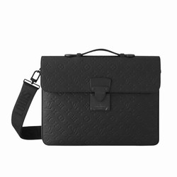 M20835 Black Taurillon Monogram embossed cowhide leather Cowhide leather trim S Lock Briefcase 1 M20835 Black Taurillon Monogram embossed cowhide leather Cowhide leather trim S Lock Briefcase