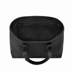 M22481 Black Cowhide leather Cowhide leather trim Textile lining Fastline Tote 5 M22481 Black Cowhide leather Cowhide leather trim Textile lining Fastline Tote - Image 3