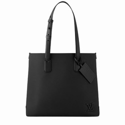 M22481 Black Cowhide leather Cowhide leather trim Textile lining Fastline Tote 1 M22481