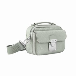 M23152 Mineral Gray Embossed Taurillon Monogram cowhide leather Cowhide-leather trim S-Lock Messenger 5 M23152 Mineral Gray Embossed Taurillon Monogram cowhide leather Cowhide-leather trim S-Lock Messenger - Image 3