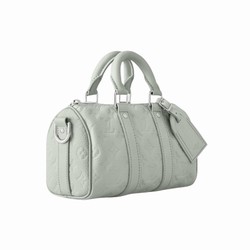 M23163 Mineral Gray Embossed Taurillon Monogram cowhide leather Cowhide leather trim Keepall Bandoulière 25 3 M23163 Mineral Gray Embossed Taurillon Monogram cowhide leather Cowhide leather trim Keepall Bandoulière 25 - Image 2