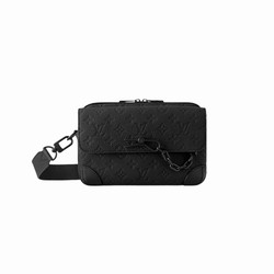 M23742 Taurillon Monogram embossed cowhide leather Inside pocket Steamer Messenger 1 M23742 Taurillon Monogram embossed cowhide leather Inside pocket Steamer Messenger