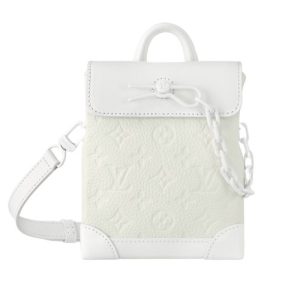 M83053 Full Moon Cowhide-leather trim Textile lining Tone-on-tone hardware Nano Steamer