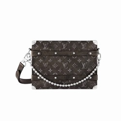 M11519 Black Brushed Monogram cowhide leather Cowhide leather trim Loose Trunk 1 M11519 Black Brushed Monogram cowhide leather Cowhide leather trim Loose Trunk