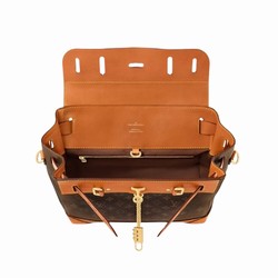 M11534 Monogram Dust coated canvas Aged cowhide leather trim Textile lining Steamer 30 3 M11534 Monogram Dust coated canvas Aged cowhide leather trim Textile lining Steamer 30 - Image 2