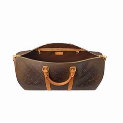 M11541 Monogram Dust coated canvas Aged cowhide-leather trim Textile lining Keepall Bandoulière 50 5 M11541 Monogram Dust coated canvas Aged cowhide-leather trim Textile lining Keepall Bandoulière 50 - Image 3