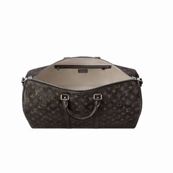 M11596 Black Brushed Monogram cowhide leather Cowhide leather trim Keepall Bandoulière 50 5 M11596 Black Brushed Monogram cowhide leather Cowhide leather trim Keepall Bandoulière 50 - Image 3