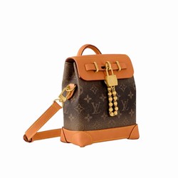 M11630 Monogram Dust coated canvas Aged cowhide-leather trim Textile lining Steamer 15 3 M11630 Monogram Dust coated canvas Aged cowhide-leather trim Textile lining Steamer 15 - Image 2