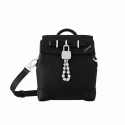 M11637 Black LV Colorado calfskin Cowhide leather trim Steamer 15 1 M11637 Black LV Colorado calfskin Cowhide leather trim Steamer 15