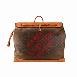 M11762 Monogram Dust coated the canvas Aged cowhide-leather trim Textile lining Steamer 65 3 M11762 Monogram Dust coated the canvas Aged cowhide-leather trim Textile lining Steamer 65 - Image 2