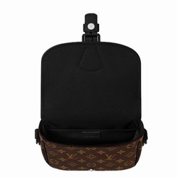 M47060 Monogram Macassar coated canvas Cowhide leather trim Textile lining Montsouris Messenger PM 5 M47060 Monogram Macassar coated canvas Cowhide leather trim Textile lining Montsouris Messenger PM - Image 3