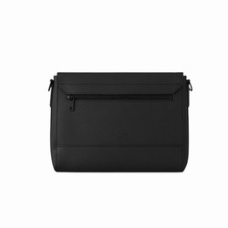 M57080 Black grained calf leather Cowhide leather trim Textile lining Takeoff Messenger 7 M57080 Black grained calf leather Cowhide leather trim Textile lining Takeoff Messenger