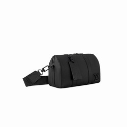 M59255 Black Aerogram grained calf leather Cowhide leather trim Textile lining City Keepall 3 M59255 Black Aerogram grained calf leather Cowhide leather trim Textile lining City Keepall - Image 2