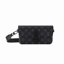 M83567 Monogram Eclipse coated canvas Cowhide-leather trim Textile lining Montsouris Wearable Wallet. 1 M83567 Monogram Eclipse coated canvas Cowhide-leather trim Textile lining Montsouris Wearable Wallet.