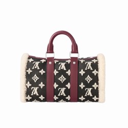 M23788 Brown Cowhide leather Cowhide leather trim Textile lining Keepall Bandouliere 25 7 M23788 Brown Cowhide leather Cowhide leather trim Textile lining Keepall Bandouliere 25