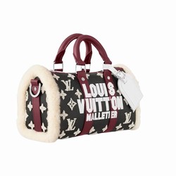 M23788 Brown Cowhide leather Cowhide leather trim Textile lining Keepall Bandouliere 25 5 M23788 Brown Cowhide leather Cowhide leather trim Textile lining Keepall Bandouliere 25 - Image 3