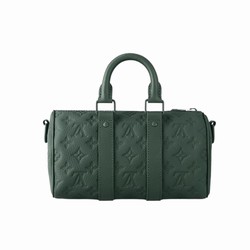 M24432 Forest Green Taurillon Monogram embossed cowhide leather Cowhide leather trim Keepall Bandoulière 25 7 M24432 Forest Green Taurillon Monogram embossed cowhide leather Cowhide leather trim Keepall Bandoulière 25 - Image 4