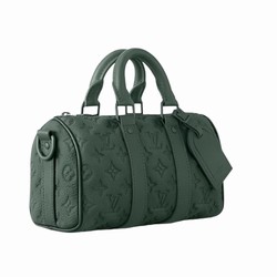 M24432 Forest Green Taurillon Monogram embossed cowhide leather Cowhide leather trim Keepall Bandoulière 25 5 M24432 Forest Green Taurillon Monogram embossed cowhide leather Cowhide leather trim Keepall Bandoulière 25 - Image 3