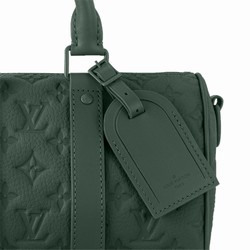 M24432 Forest Green Taurillon Monogram embossed cowhide leather Cowhide leather trim Keepall Bandoulière 25 3 M24432 Forest Green Taurillon Monogram embossed cowhide leather Cowhide leather trim Keepall Bandoulière 25 - Image 2